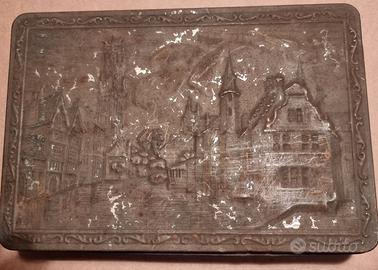 Scatola in latta G.B.C. del 1930