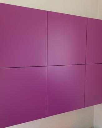 Mobile porta TV design moderno colore viola/fucsia