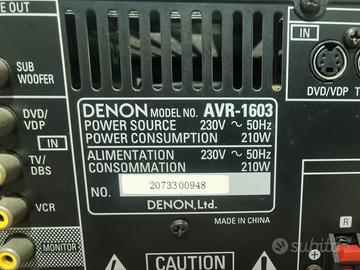 Sintoamplificatore DENON AVR 1603