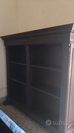 arredo studio antico in legno massello stile rinas