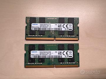 Kit RAM DDR4 32GB SODIMM Samsung 2666Mhz