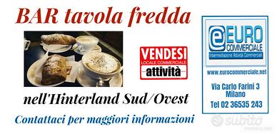 016/26 BAR tavola fredda di mq 40 in zona Opera