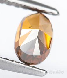 Diamante 0.62 ct arancio