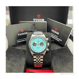Tudor black bay chrono flamingo blue M79360N New