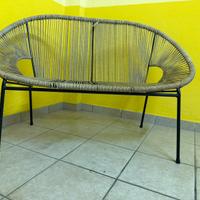 Divanetto rattan nuovo