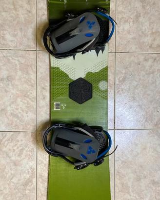 Snowboard burton crUzer 145 + attacchi burton s/m