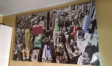 Tela grande New York pop art 200x120 cm
