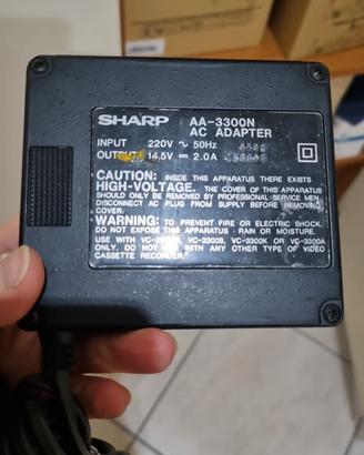 trasformatore sharp alimentazione 220a 12 v 2 ampe