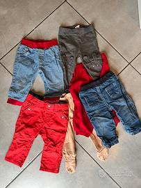Set di pantaloni neonato 6-9 mesi