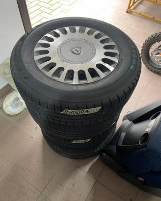 Cerchi in lega +  gomme lancia phedra