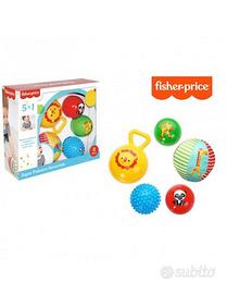 Set 5 Palline Fisher-Price Animali Giocattolo bam