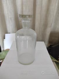 Vecchia bottiglia vetro da farmacia