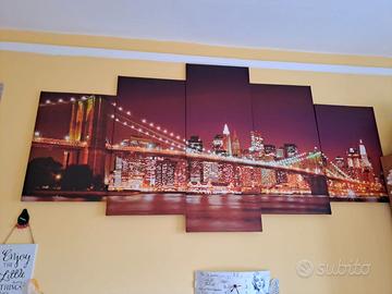 Pannelli di stampa su tela - paesaggio di New York