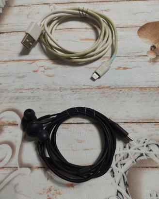 Cuffia AKG Samsung USB-c e cavo per iphone