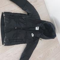 Giacca ragazza in eco pelle e giacca Nike