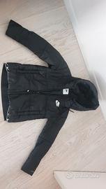 Giacca ragazza in eco pelle e giacca Nike