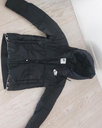 Giacca ragazza in eco pelle e giacca Nike