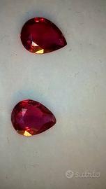 Rubini Naturali con Certificato Gemmologico 