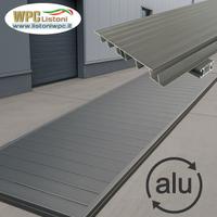 Passerella pedana pavimento alluminio profilo doga