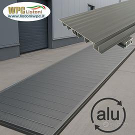 Passerella pedana pavimento alluminio profilo doga