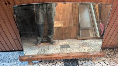 Specchio antico bisellato (bordo ad angolo) 105x51