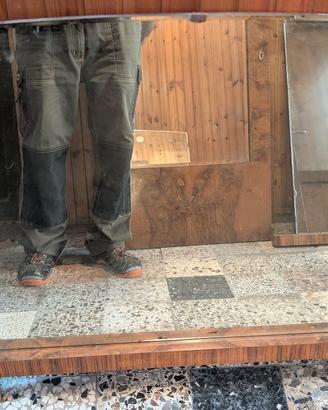 Specchio antico bisellato (bordo ad angolo) 105x51
