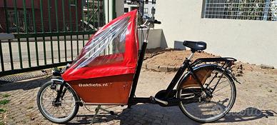 Bici cargo, può trasportare 2 bimbi