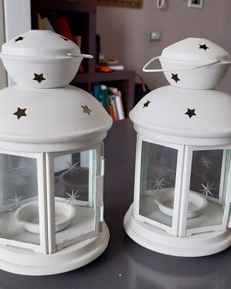 Set di due lanterne IKEA Rotera portacandele