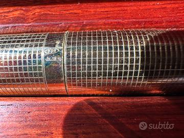 stilografica in argento massiccio/oro (Columbus)