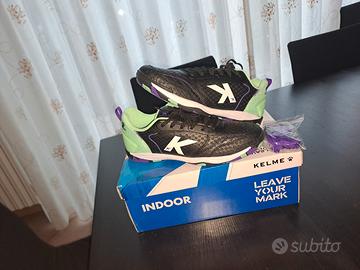 KELME 42 GOLEIRO BLACK INDOOR SOCCER SHOES