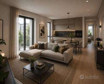 Appartamento di 58 m² con 2 locali e box auto a Ro