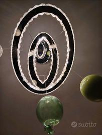 Lampadario LED moderno in cristallo – a sospension