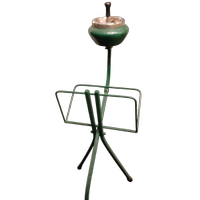 Posacenere da terra con portariviste integrato,