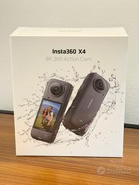 Action cam Insta360 X4 in 8K 360 sigillata