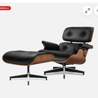Chaise Longue e ottomana replica Charles Eames
