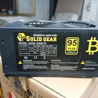 solid Gear 95 plus Gold 2000w mining/gaming 