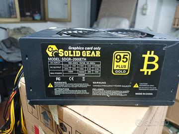 solid Gear 95 plus Gold 2000w mining/gaming 