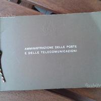Libretto Emissione Carte Valori Postali del 1981