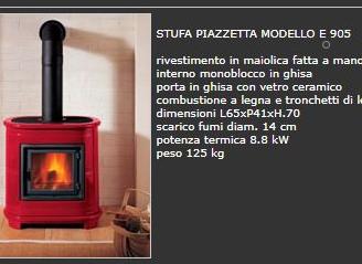 STUFA legna Piazzetta