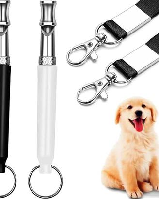 n. 2 fischietti per cani da addestramento