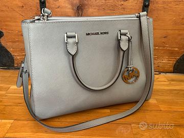 Borsa Michael Kors grande in vera pelle saffiano