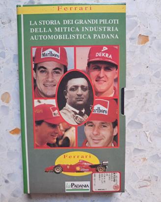 PADANIA VHS Ferrari: La storia dei grandi piloti