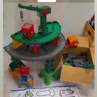 Trenino Thomas mega stazione più pista aggiuntiva 