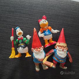 4 pupazzini in gomma