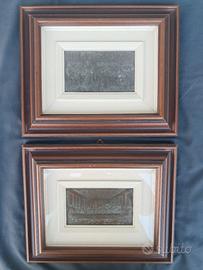Coppia quadri / placchette vintage