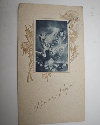 Cartolina Pasqua Anni 20 Trieste Genova