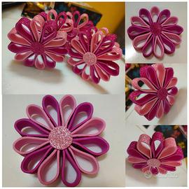 🌸Fiore decorativo gomma eva set di 5 fiori