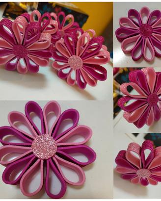 🌸Fiore decorativo gomma eva set di 5 fiori