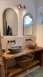 Piani Lavabo in legno 