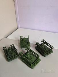 Quattro carri armati M50 Ontos Atlantic scala HO